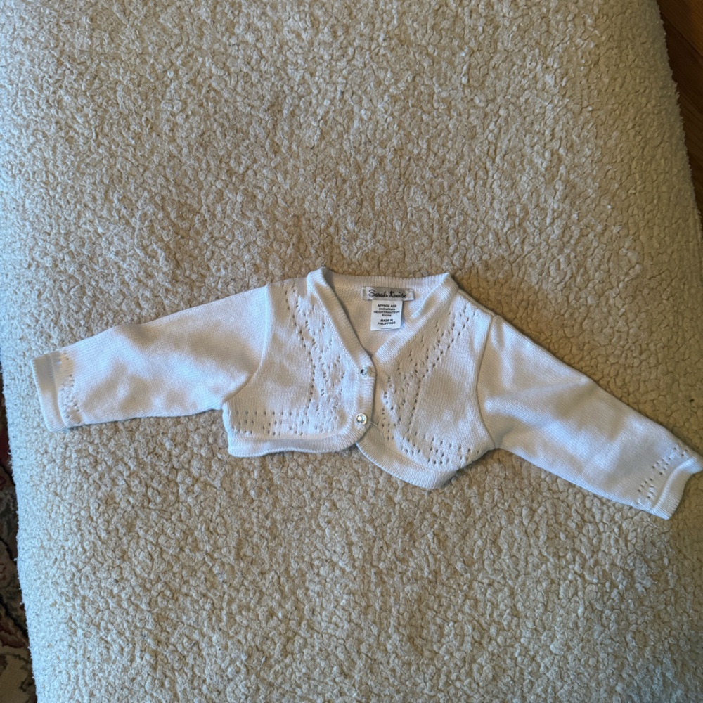 White Knit Kids Sweater